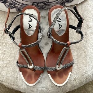 MIA strapped wedge sandals